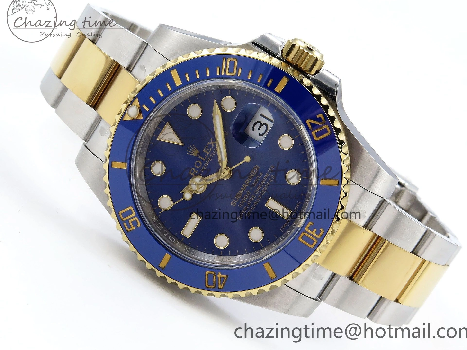 and LB Case Ceramic Blue Bracelet 116613 VR3135 SS 1:1 904L Edition Submariner Best HGF 0130